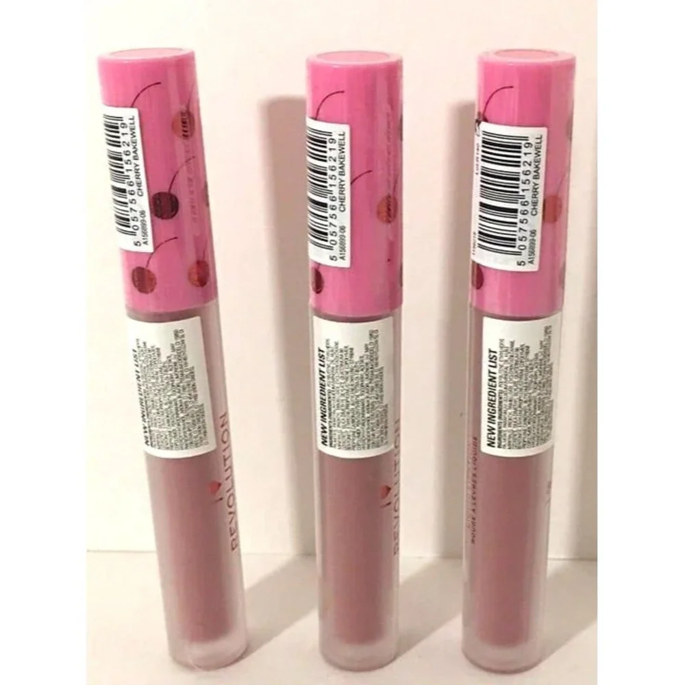 I Heart Revolution Vinyl Cherry Liquid Lipstick 